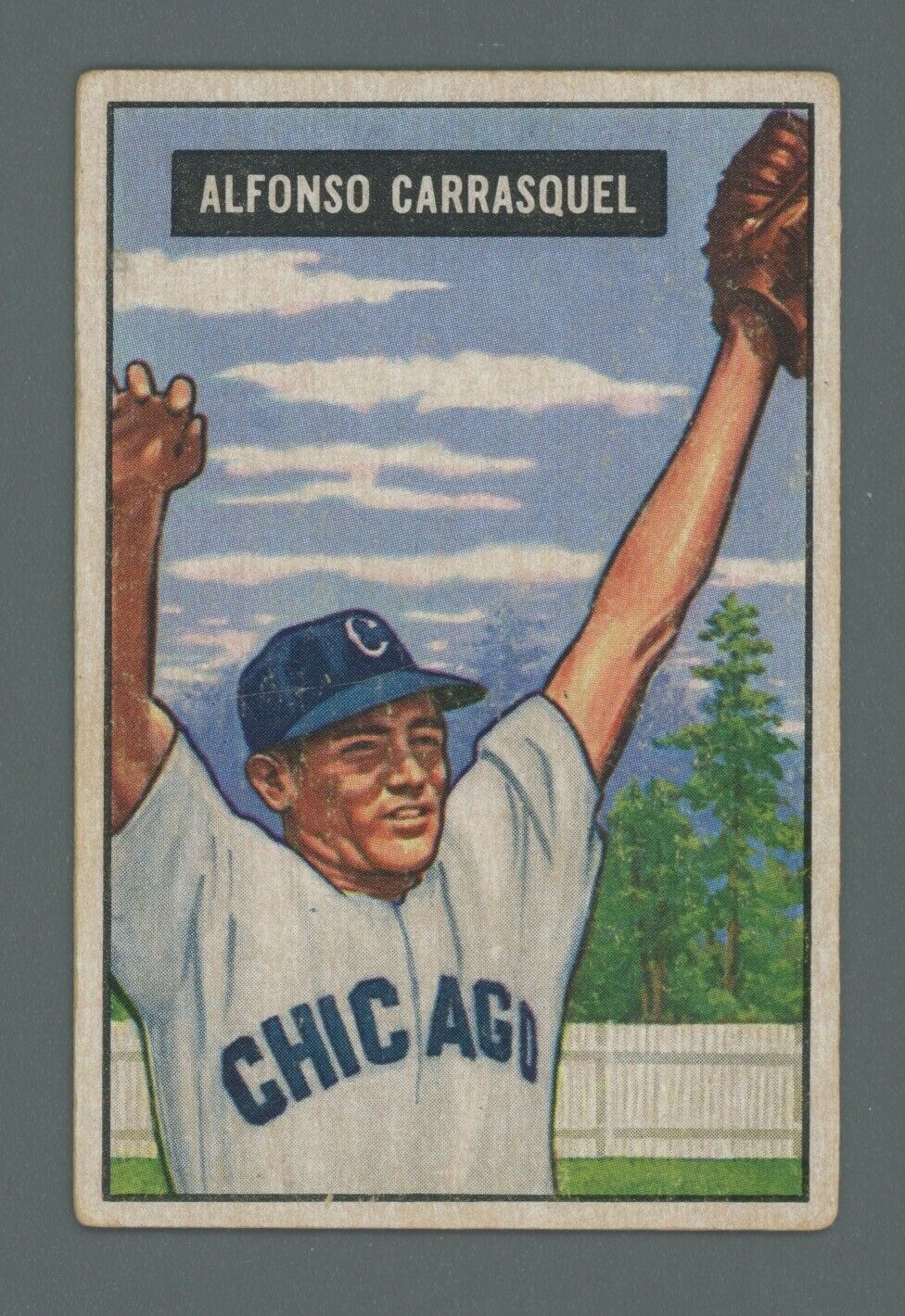 1951 Bowman #60 Chico Carrasquel Chicago White Sox Rookie Baseball Card VG+