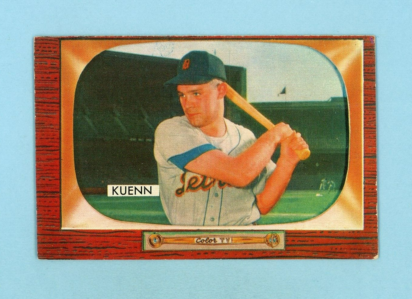 1955 Bowman #132 Harvey Kuenn Detroit Tigers Baseball Card EX-EX+