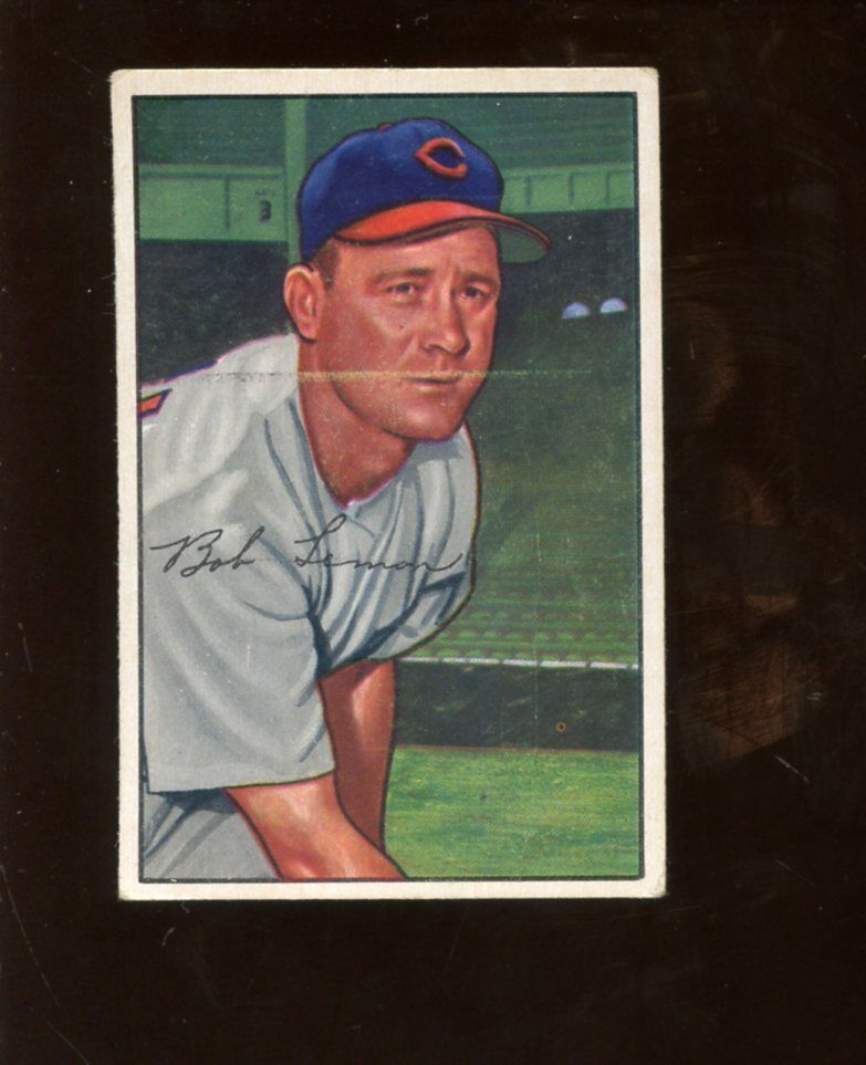 1952 Bowman Baseball Card #23 HOFER Bob Lemon