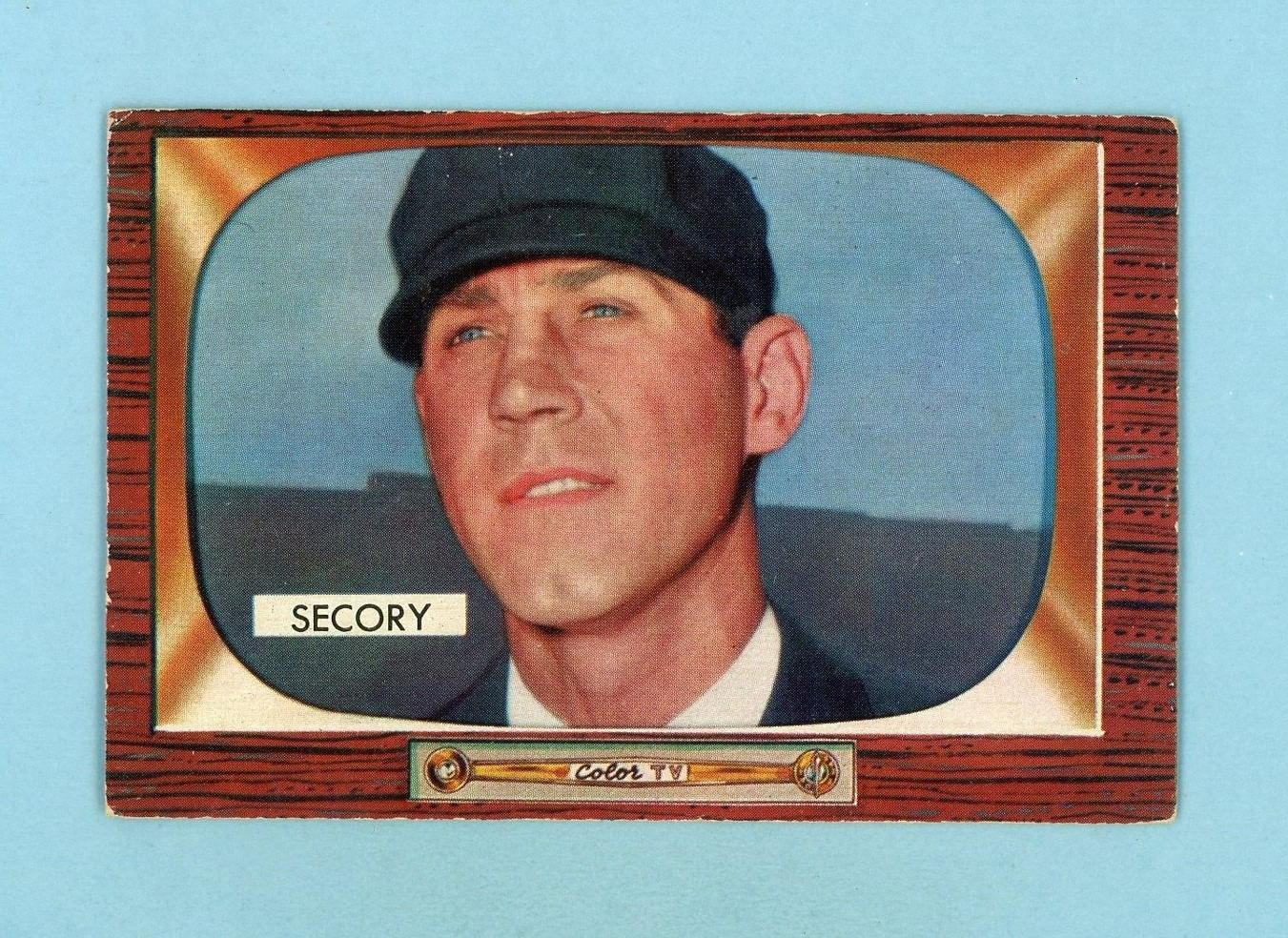 1955 Bowman #286 Frank Secory Umpire National League Baseball Card EX