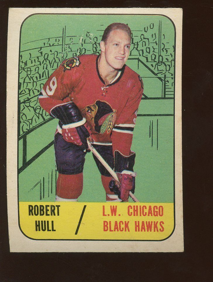 1967/1968 O-Pee-Chee Hockey Card #113 Bobby Hull EX+