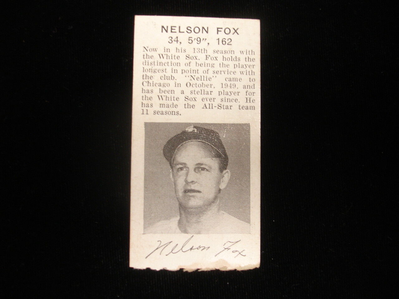 April 27, 1962 Boston Red Sox @ Chicago White Sox Ticket Stub