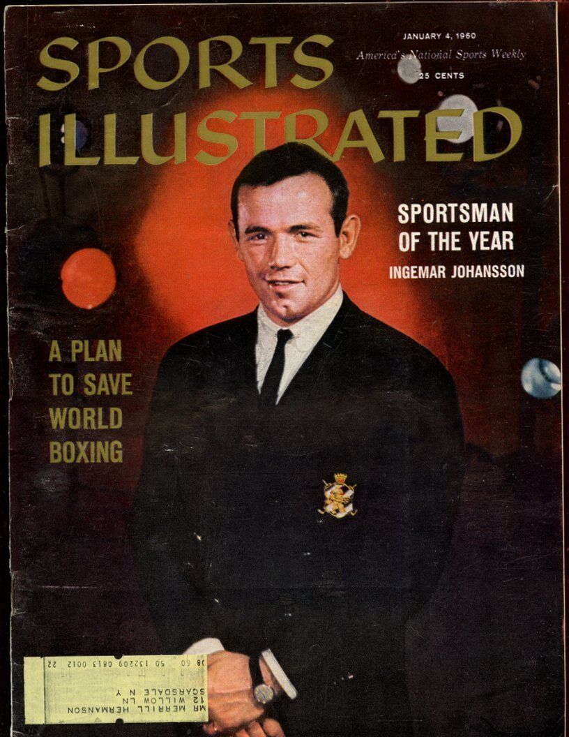 Jan 4 1960 Sports Illustrated Magazine With Ingemar Johansson Cover EX+