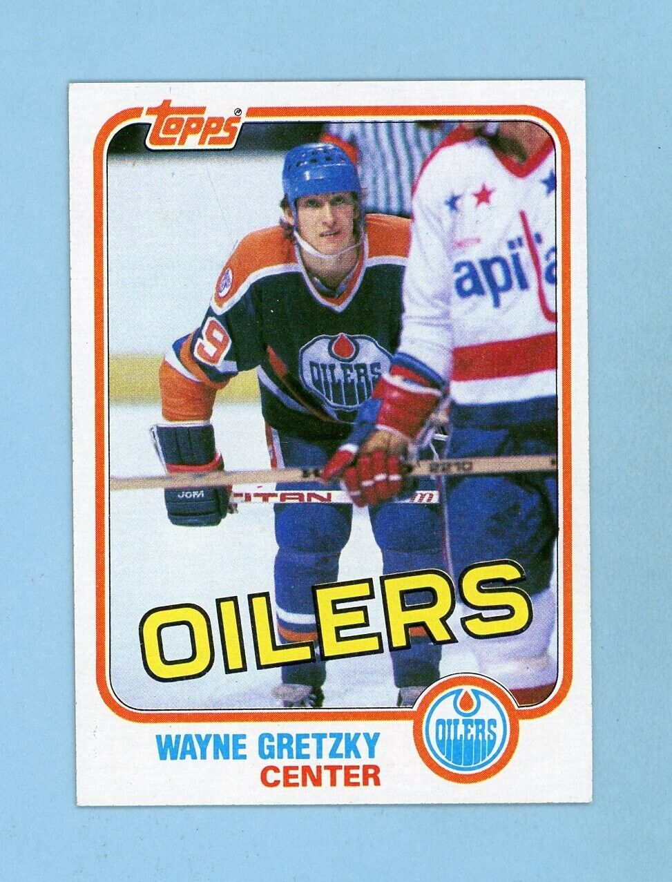 1981-82 Topps #16 Wayne Gretzky Edmonton Oilers Hockey Card NM