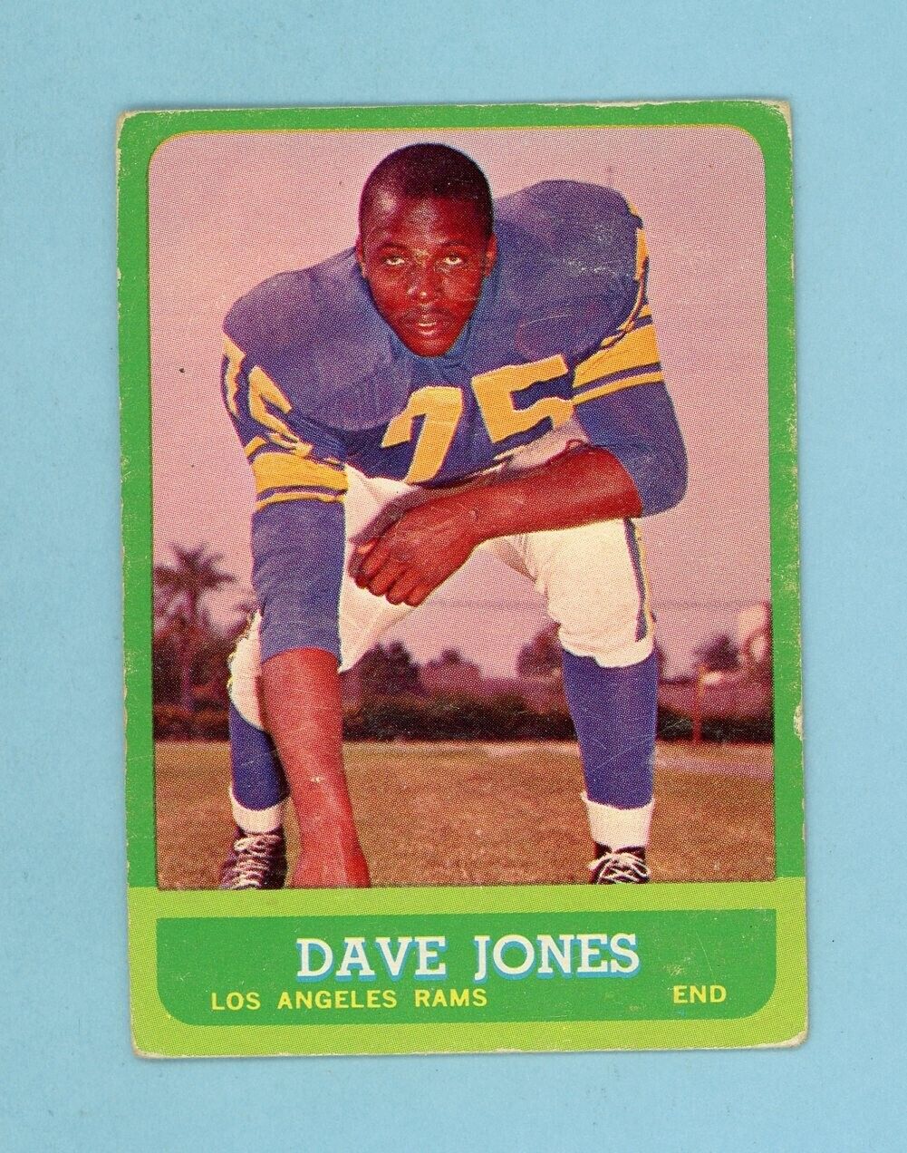 1963 Topps #44 Deacon Jones Los Angeles Rams Rookie Football Card VG