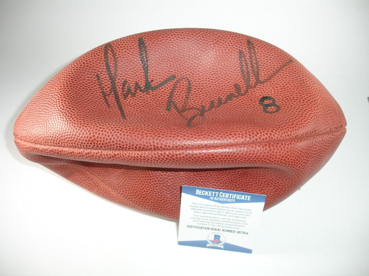 Mark Brunell #8 Jax Jaguars Signed NFL Football DOES NOT HOLD AIR - Beckett COA