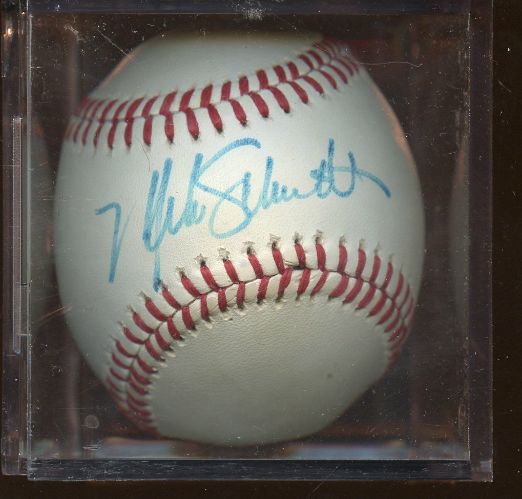 Mike Schmidt Single Signed ONL Feeney Baseball #2 Hologram