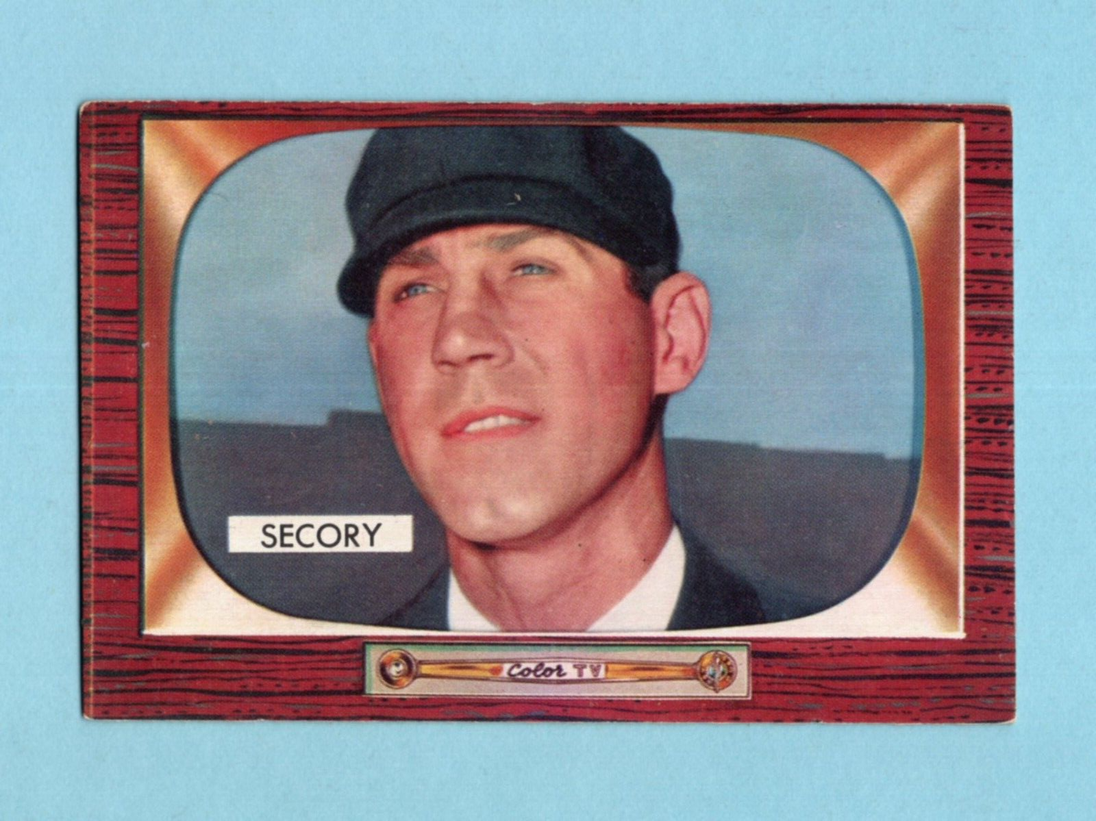 1955 Bowman #286 Frank Secory Umpire National League Baseball Card EX - EX+