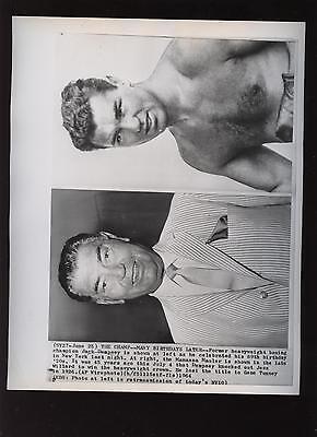 Original June 25 1964 Jack Dempsey Then & Now Boxing Wire Photo