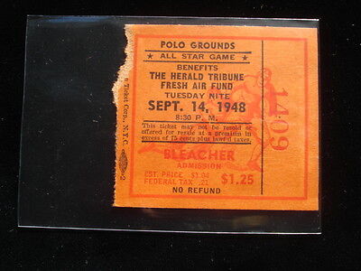 September 14, 1948 College Football All-Stars Game Ticket Stub